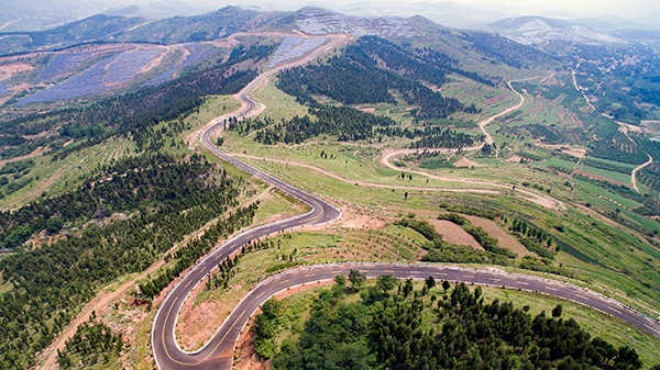 安丘小麥峪旅游道路